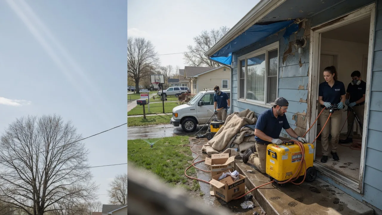 Basement Flood Cleanup in Tarzan, TX near me